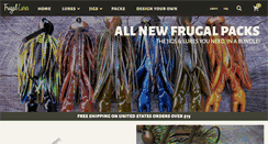 Desktop Screenshot of fishingfrugallures.com